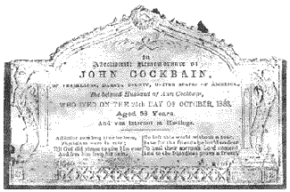 John Cockbain Memorial