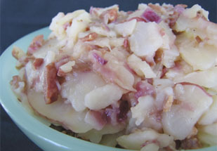 Hot German potato salad