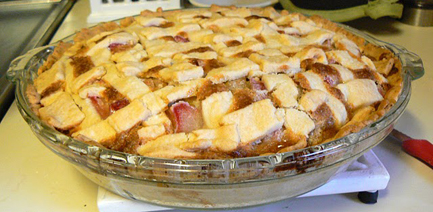Rhubarb Custard pie