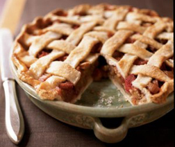 Rhubarb pie