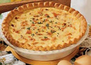 salmon swiss quiche